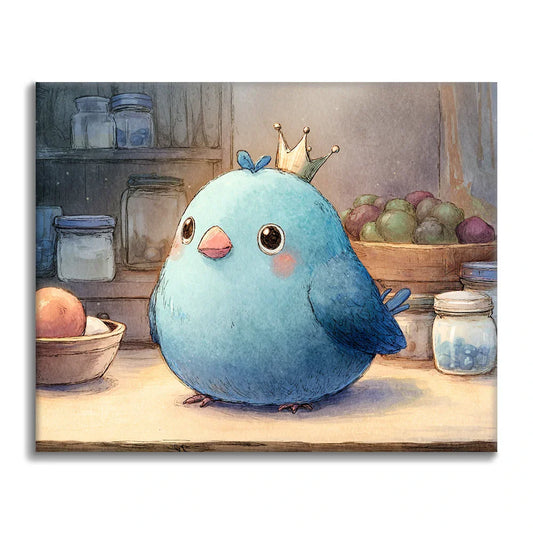 Pájaro arándano - Pintar por números