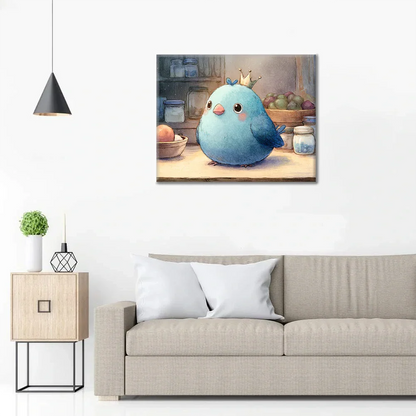 Pájaro arándano - Pintar por números
