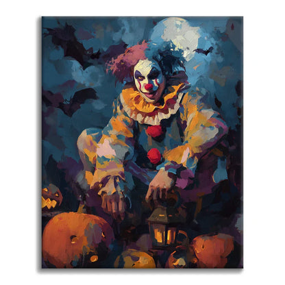 Noche de Carnaval de Payasos - Pintar por números