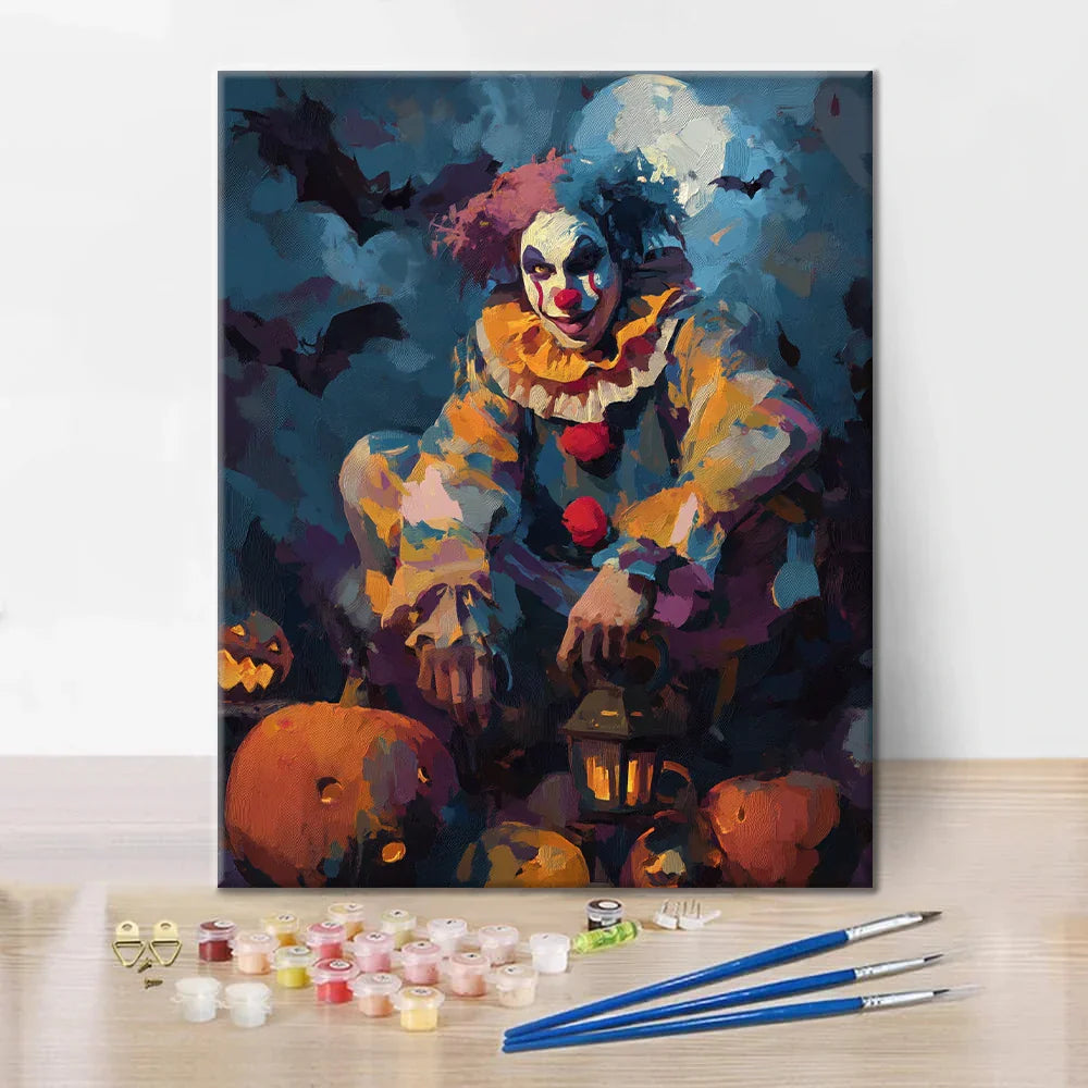 Noche de Carnaval de Payasos - Pintar por números