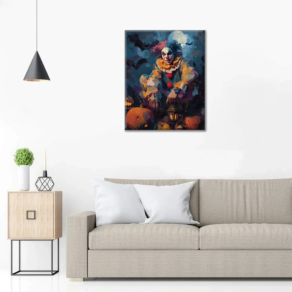 Noche de Carnaval de Payasos - Pintar por números