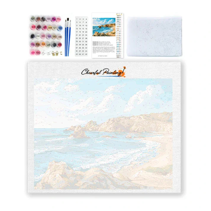 Rocas costeras - Pintar por números