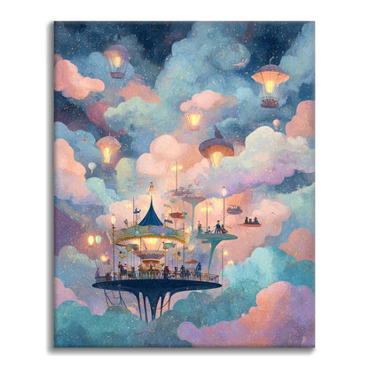 Ciudad de ensueño - Pintar por números