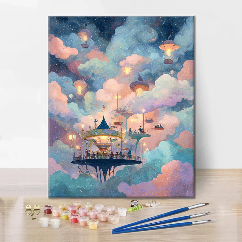 Ciudad de ensueño - Pintar por números