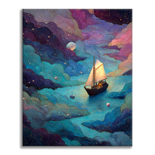 Barco de ensueño - Pintar por números