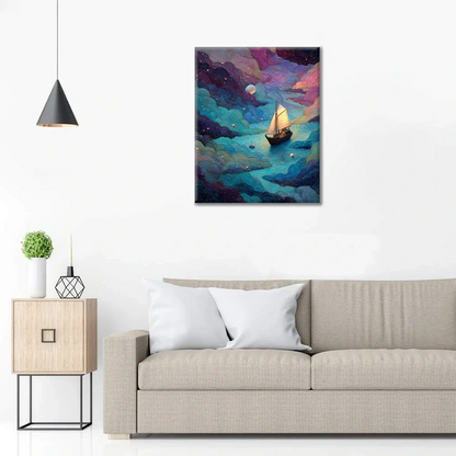 Barco de ensueño - Pintar por números