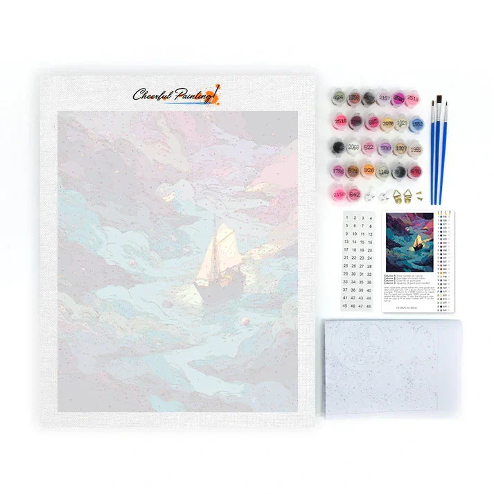 Barco de ensueño - Pintar por números