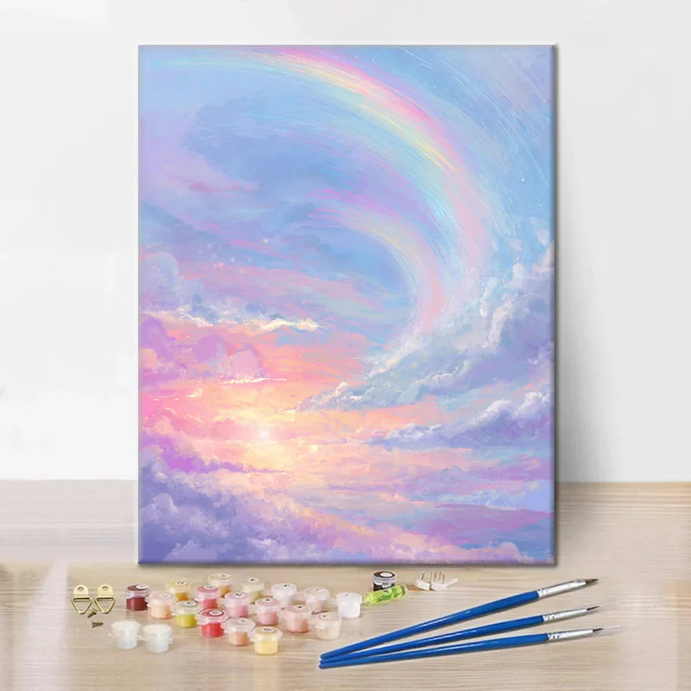 Arcoíris de ensueño - Pintar por números