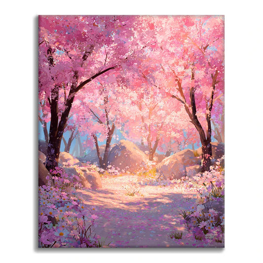 Sakura encantada - Pintar por números