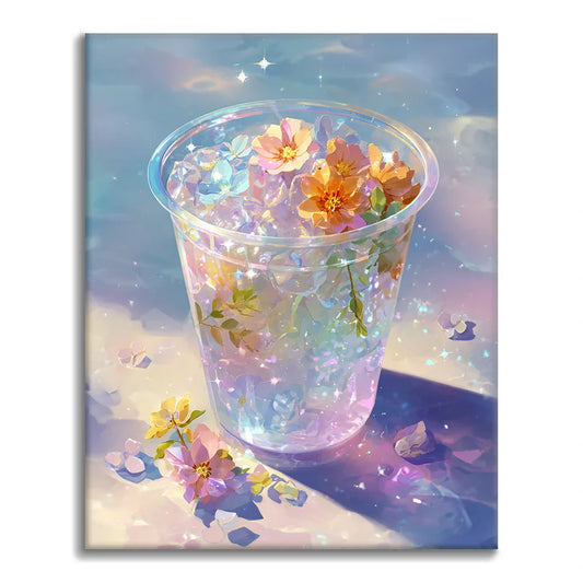 Hielo Floral - Pintar por Números