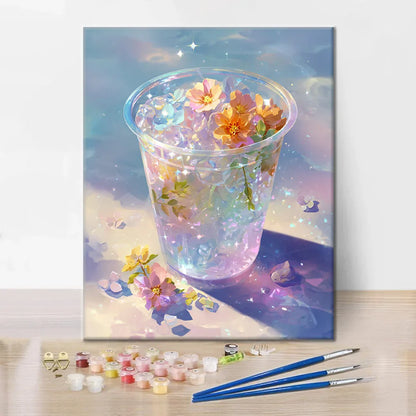 Hielo Floral - Pintar por Números