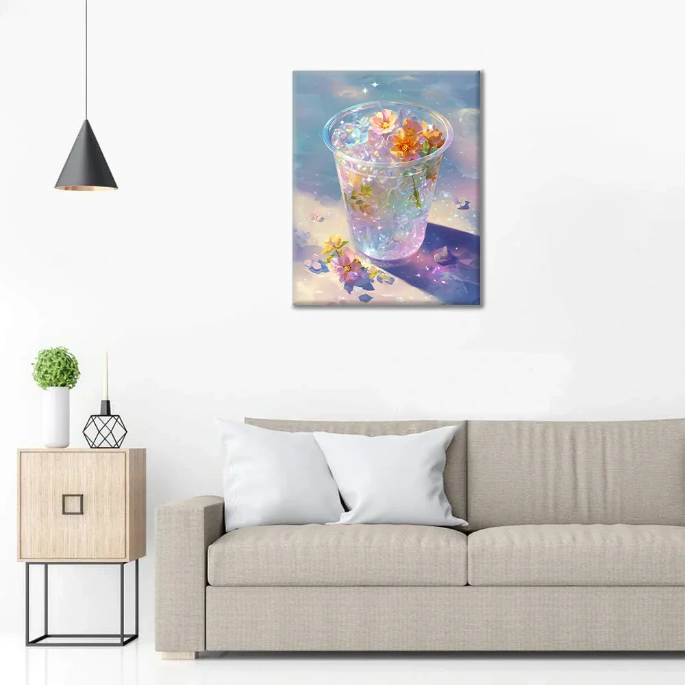 Hielo Floral - Pintar por Números