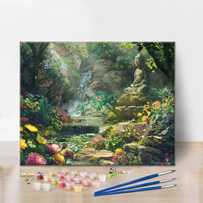 Primavera en el bosque - Pintar por números