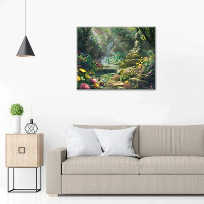 Primavera en el bosque - Pintar por números