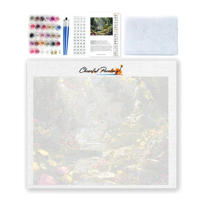 Primavera en el bosque - Pintar por números