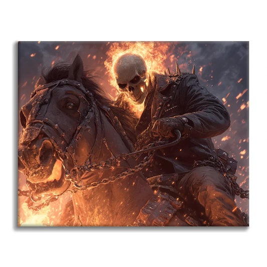 Caballero Fantasma - Pintar por números
