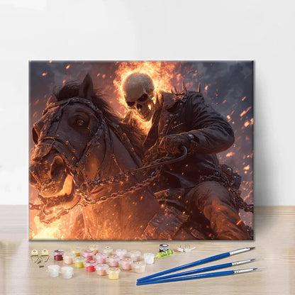 Caballero Fantasma - Pintar por números