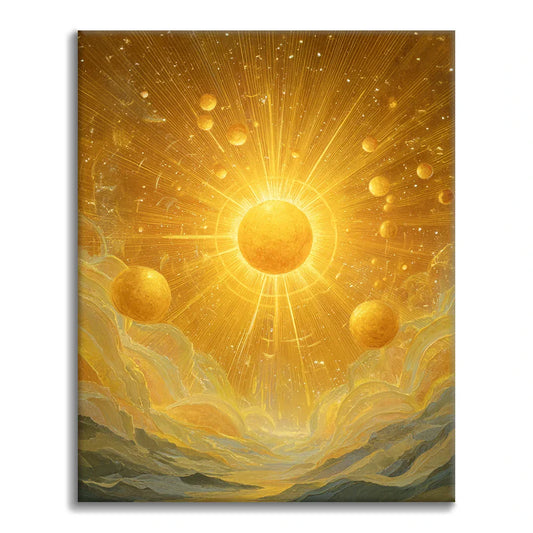 Sol Dorado - Pintar por números