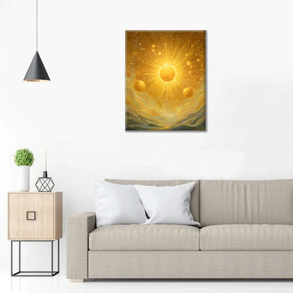 Sol Dorado - Pintar por números