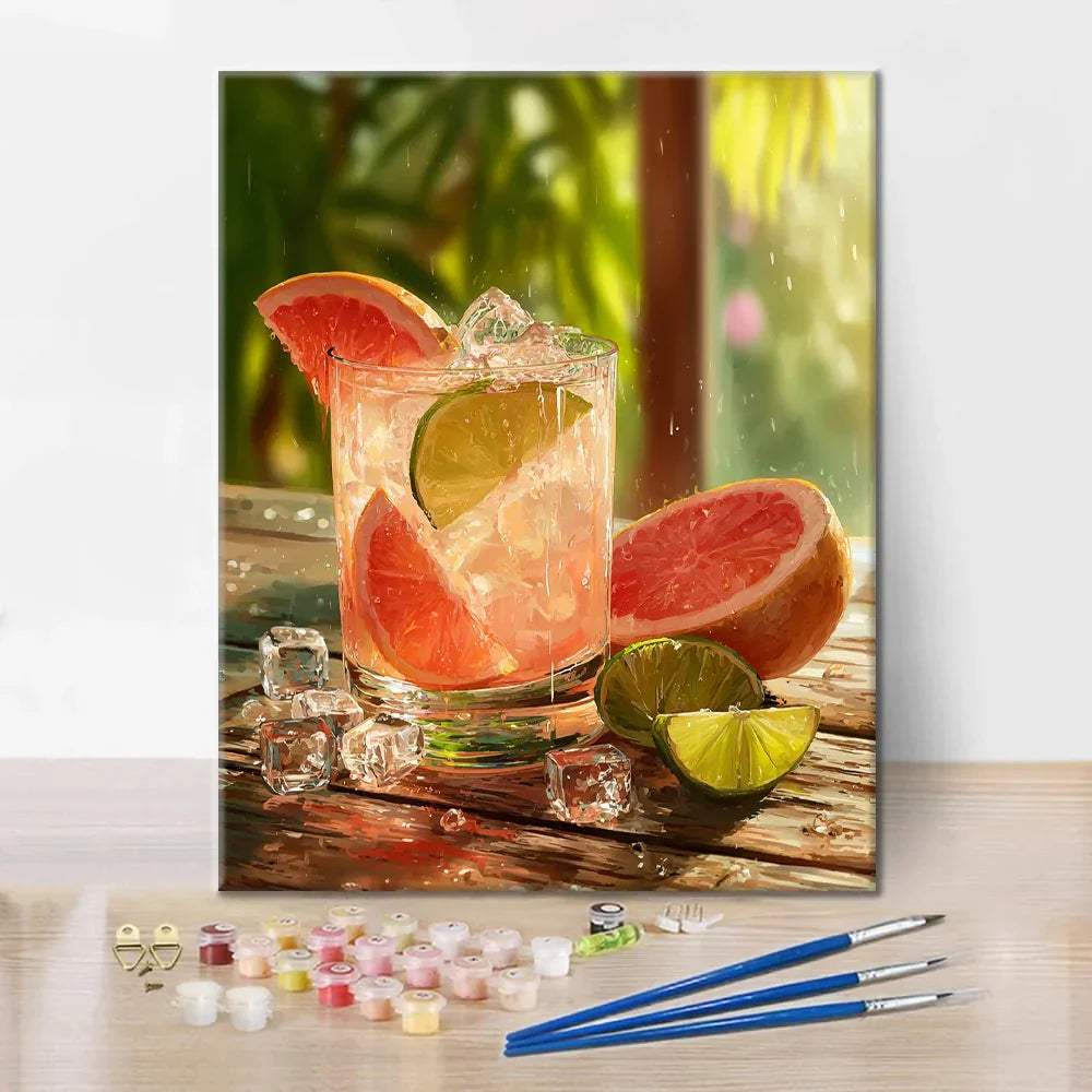 Pomelo efervescente - Pintar por números
