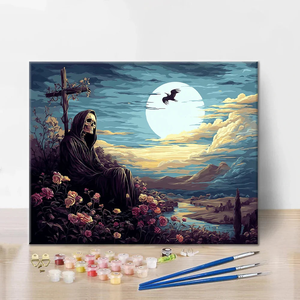 Vigilante del Cementerio - Pintar por números