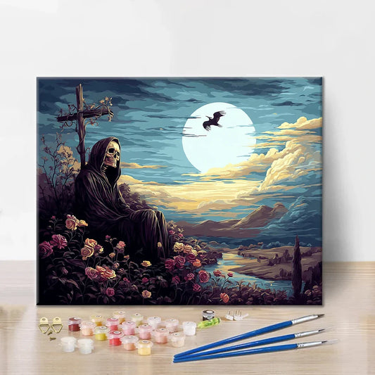 Vigilante del Cementerio - Pintar por números