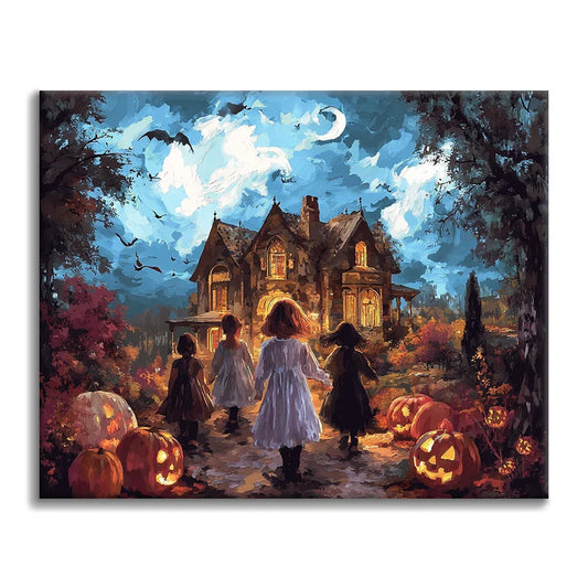 Noche de Halloween - Pintar por números