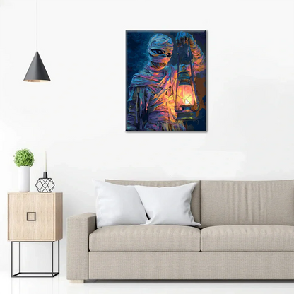 Momia Linterna - Pintar por números