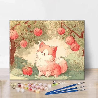 Cachorro de lichi - Pintar por números