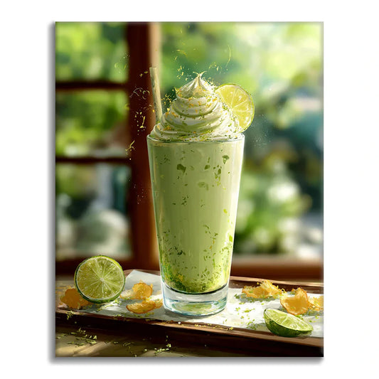 Batido de Matcha - Pintar por números
