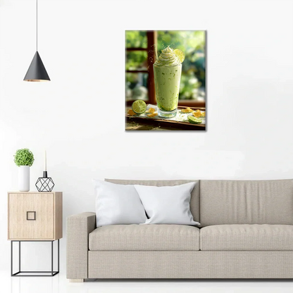 Batido de Matcha - Pintar por números