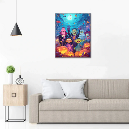 Amigos Monstruosos - Pintar por Números