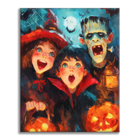 Noche de miedo - Pintar por números