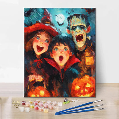 Noche de miedo - Pintar por números