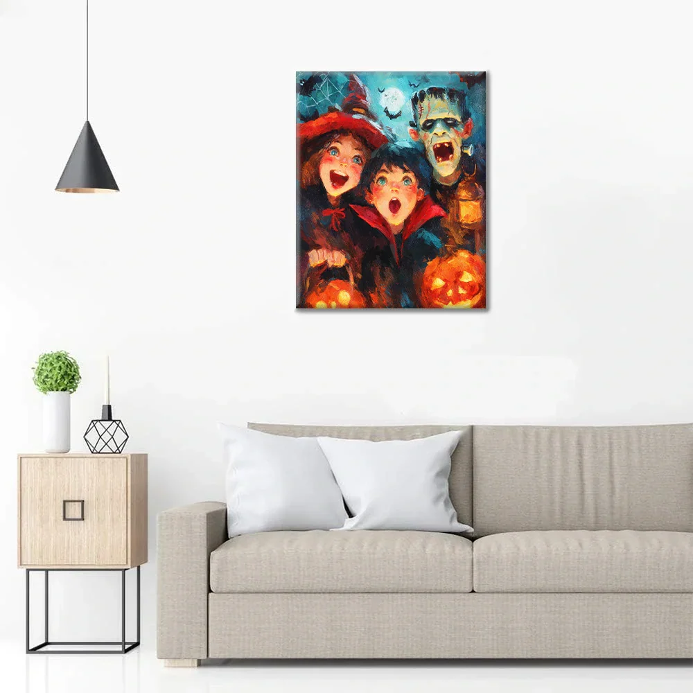 Noche de miedo - Pintar por números