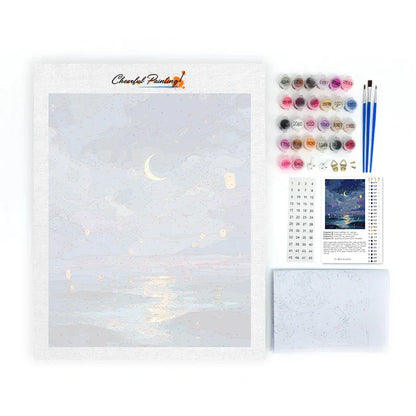 Noche fantasma - Pintar por números