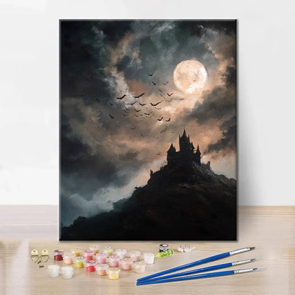 Castillo silencioso - Pintar por números