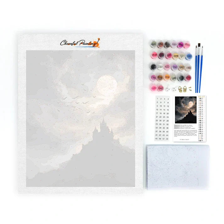 Castillo silencioso - Pintar por números