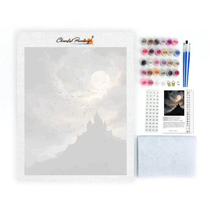 Castillo silencioso - Pintar por números