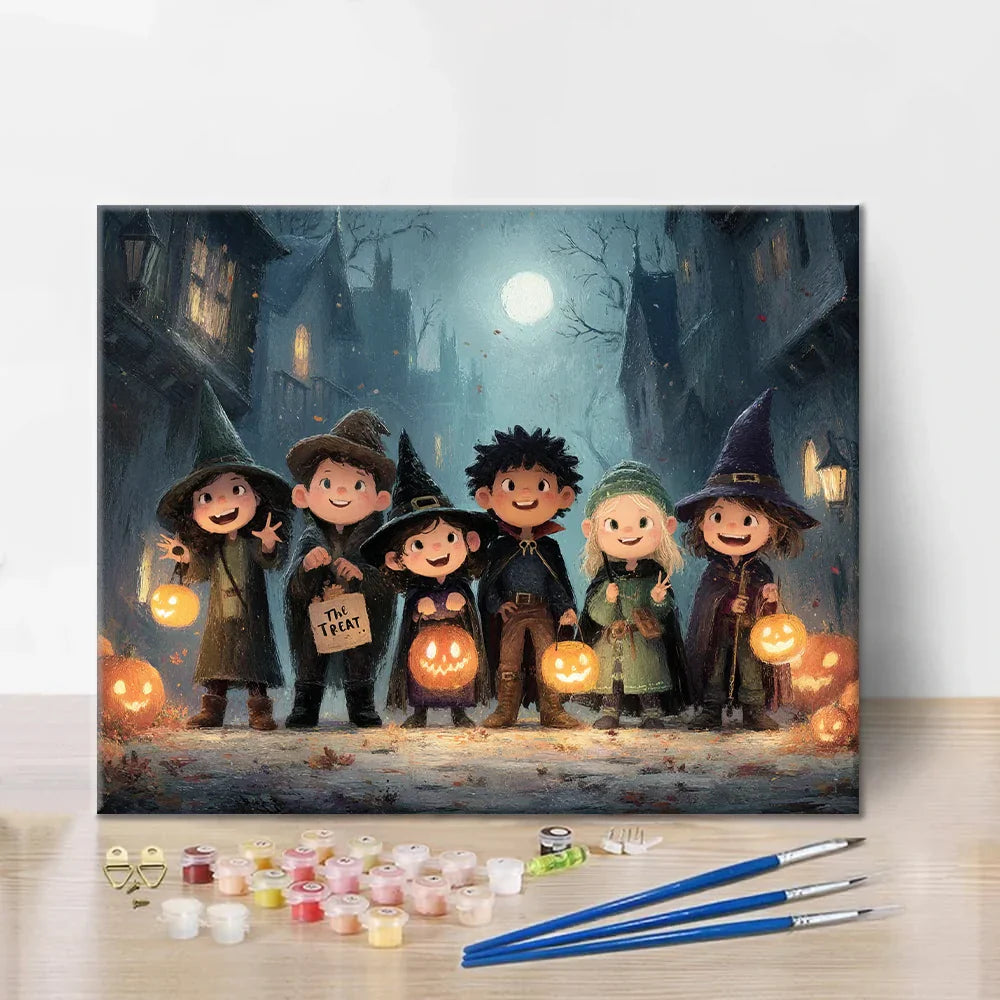 Truco o trato - Pintar por números