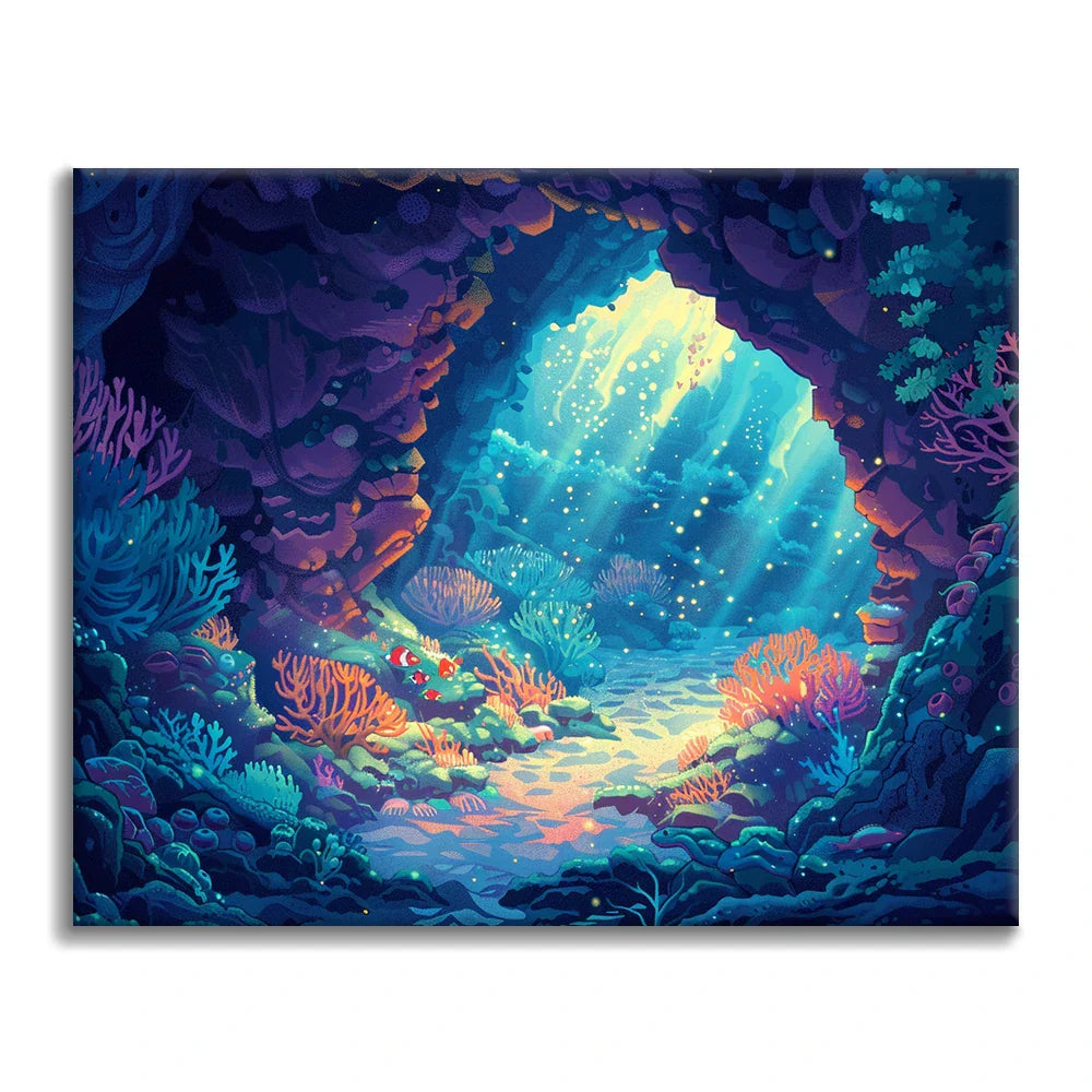 Paraíso submarino - Pintar por números