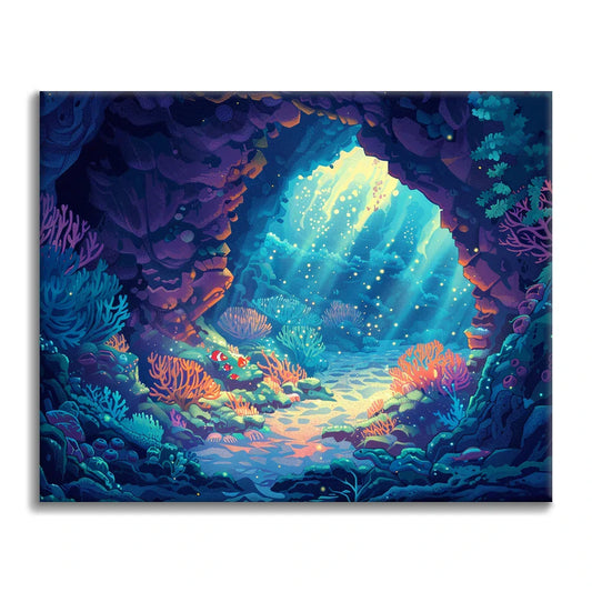 Paraíso submarino - Pintar por números
