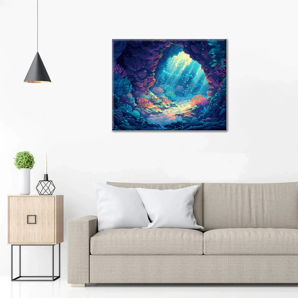 Paraíso submarino - Pintar por números