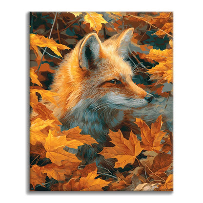 Zorro de otoño - Pintar por números