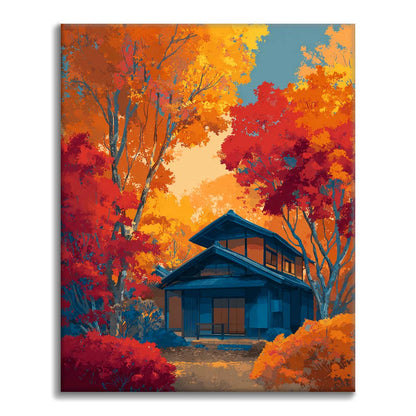 Armonía otoñal - Pintar por números