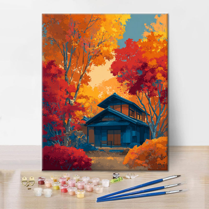 Armonía otoñal - Pintar por números