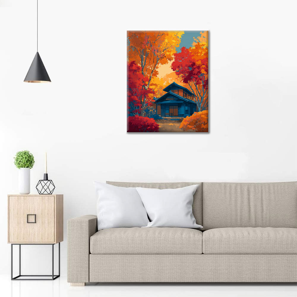 Armonía otoñal - Pintar por números