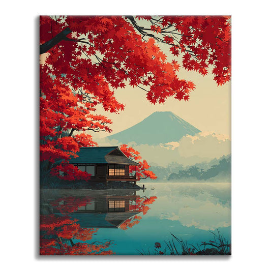 Serenidad otoñal - Pintar por números