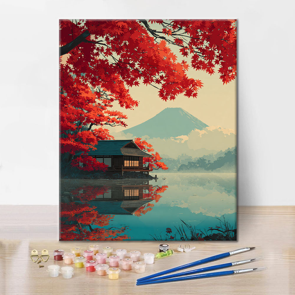 Serenidad otoñal - Pintar por números