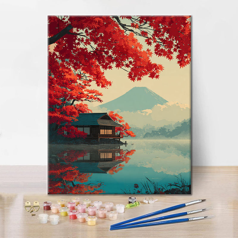 Serenidad otoñal - Pintar por números